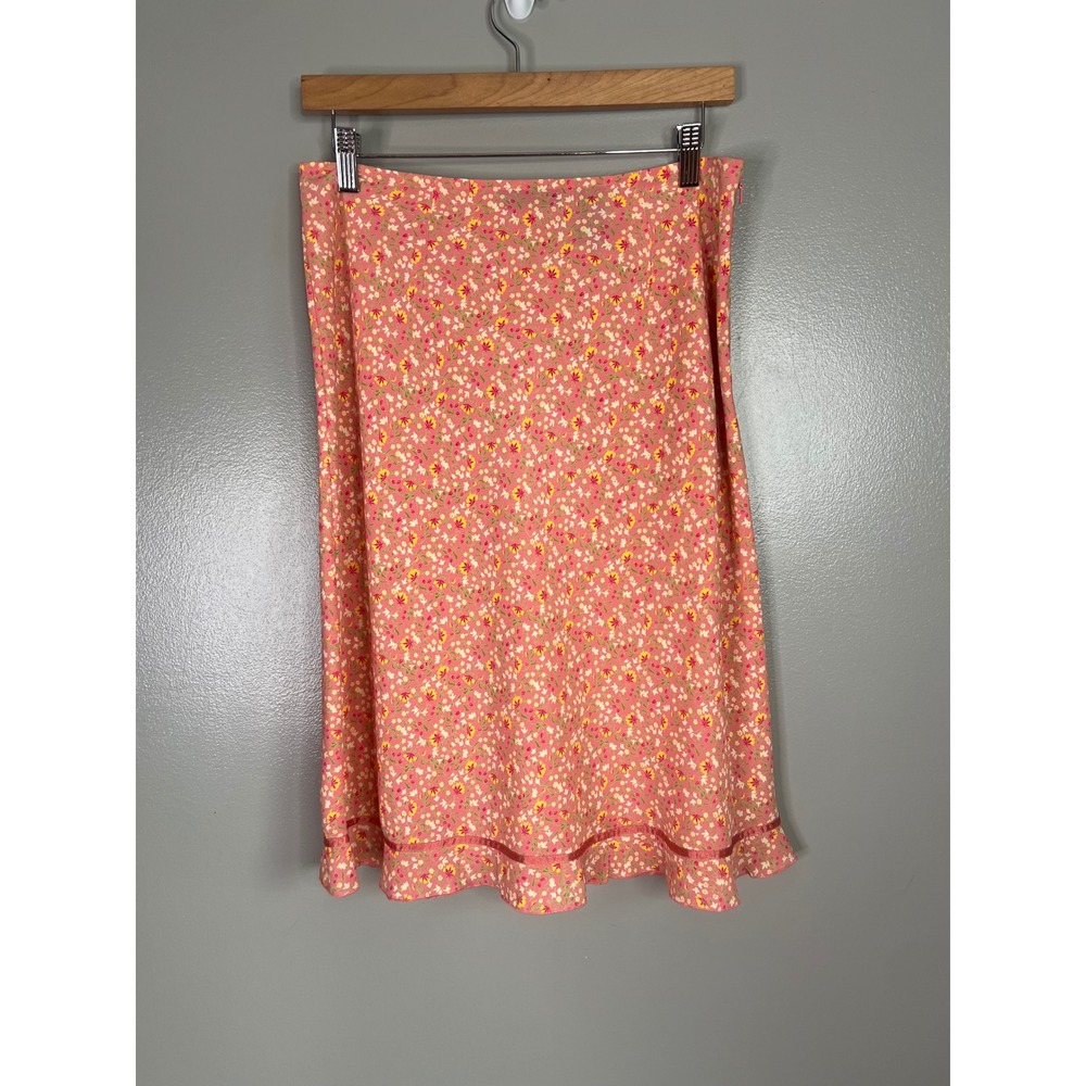 Y2K Express world brand floral A line skirt size 7/8 coquette feminine